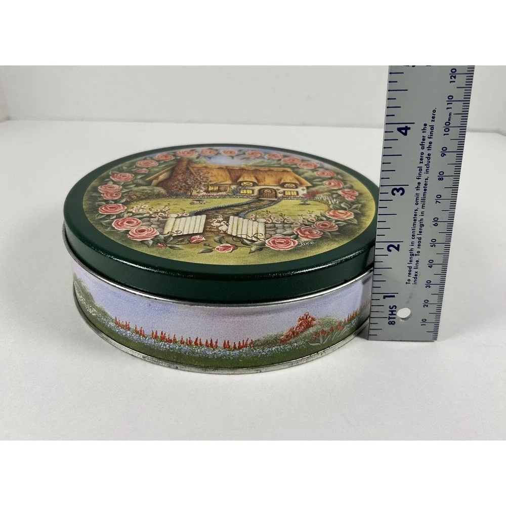 Cottagecore Decor Storage Tin 6.5